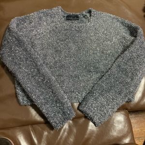 Sparkle cropped sweater